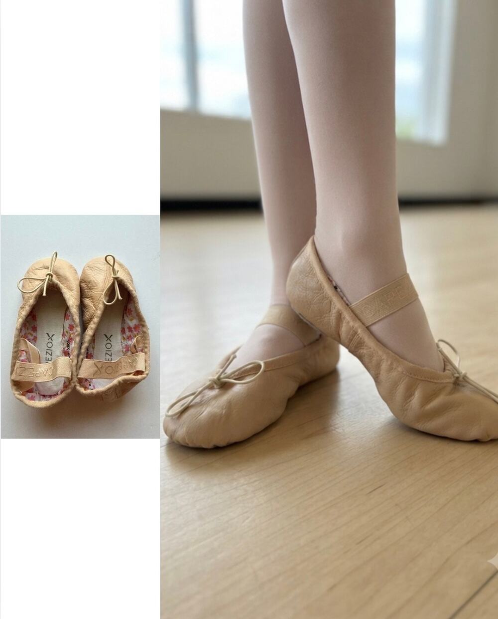 Capezio Ballet Slippers – Toddler Girls Size 7M – Ballet Pink